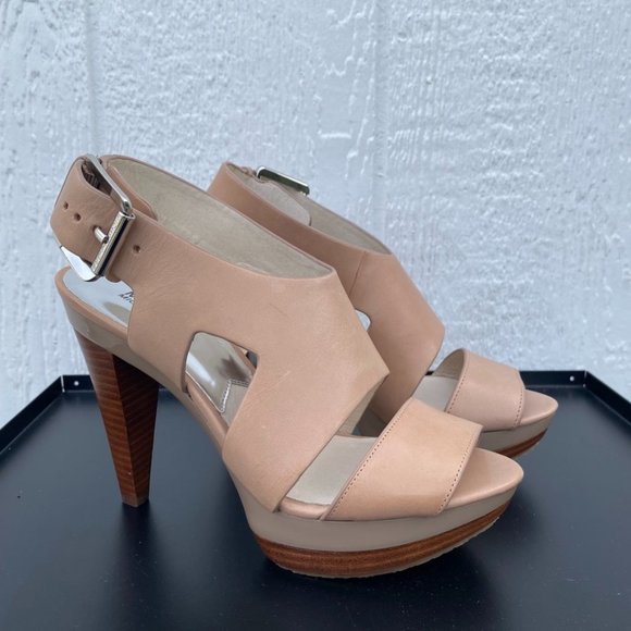 MICHAEL Michael Kors Shoes - Michael Michael Kors Platform Heels Nude Size 7.5